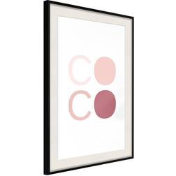 Arkiio Affisch Pink Coco [Poster] 20x30 Poster